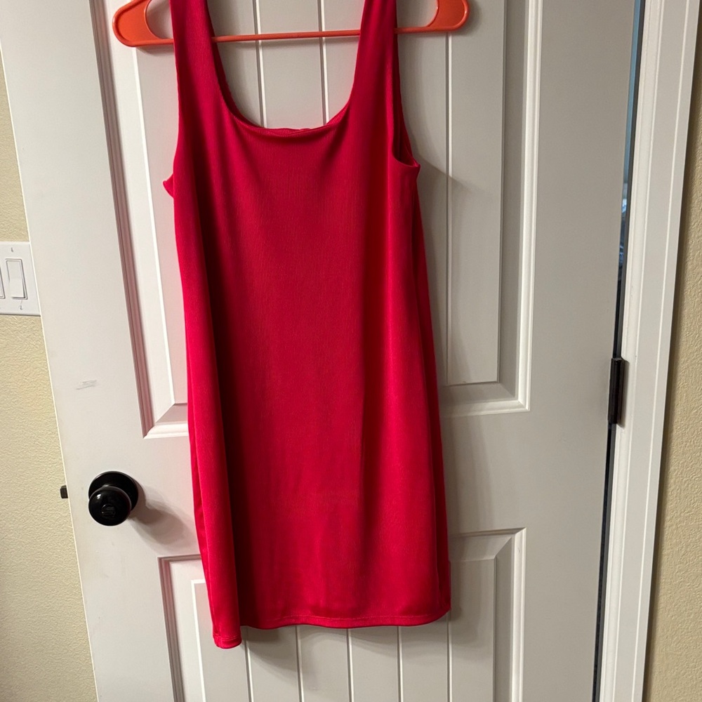 a new day Hot Pink Sleeveless Shift Dress